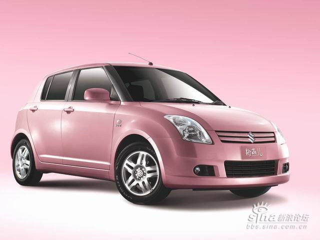 Pink Suzuki Swift